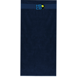 Serviette de toilette Bleu marine Handball Club Bonnevalais (logo brodé)