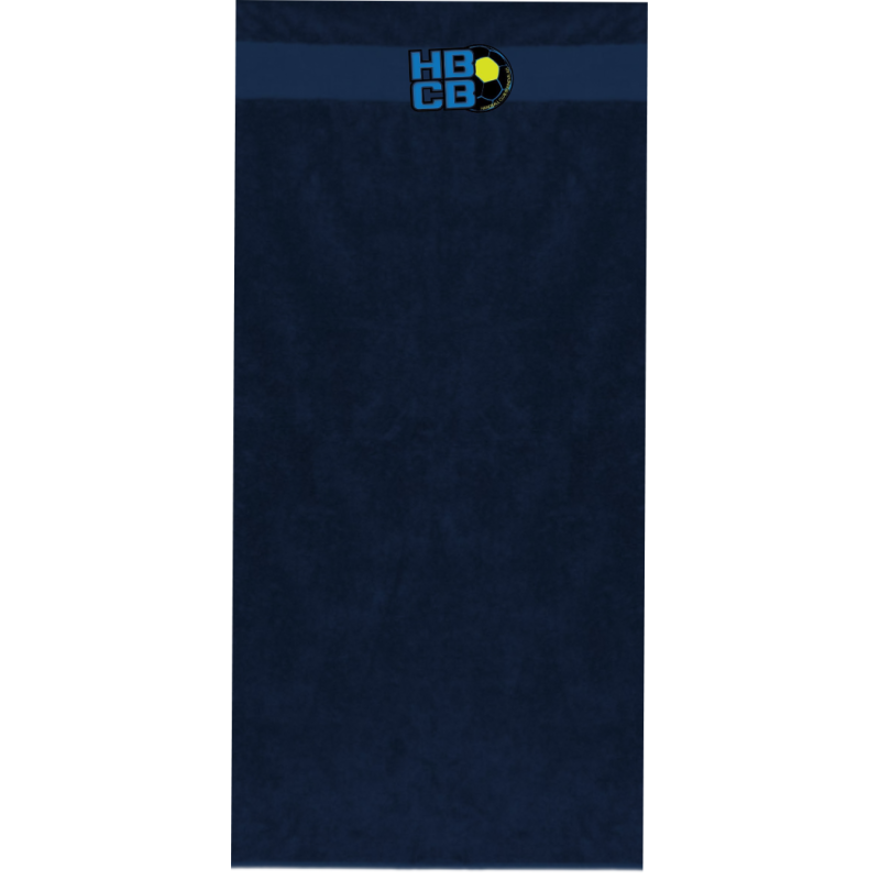 Serviette de toilette Bleu marine Handball Club Bonnevalais (logo brodé)