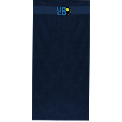 Serviette de toilette Bleu marine Handball Club Bonnevalais (logo brodé)