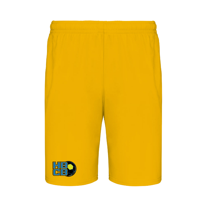 Short de sport Jaune Handball Club Bonnevalais