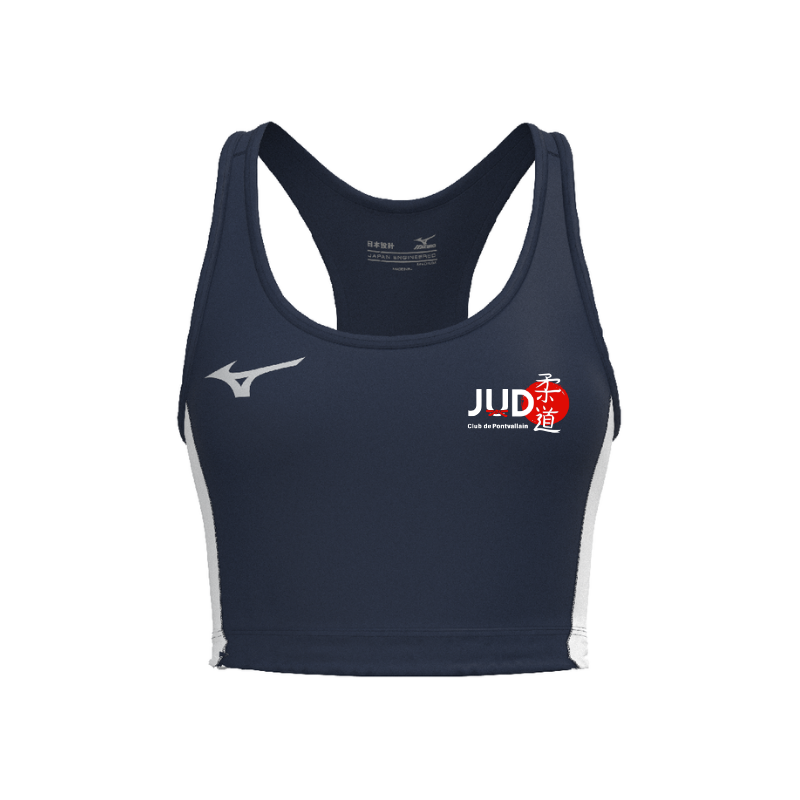 Brassière Mizuno Bleu marine Judo Club de Pontvallain