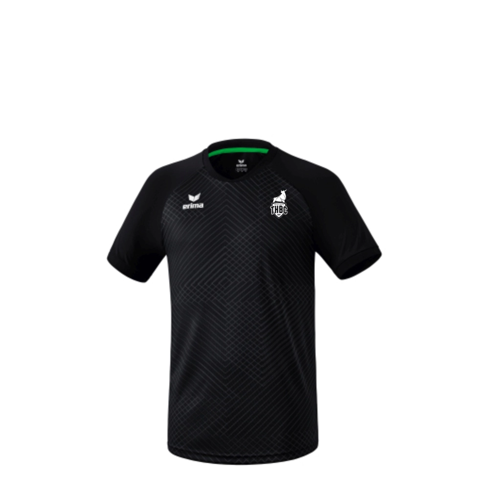 Maillot d'entrainement ERIMA noir enfant - THBC