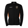Veste zip Noir/Orange Uhlsport  - AC AIGNE | Rueduclub.com