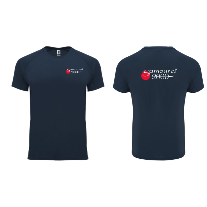 Maillot Bleu marine Samouraï 2000 (2 logos)