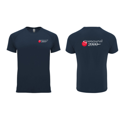 Maillot Bleu marine Samouraï 2000 (2 logos)