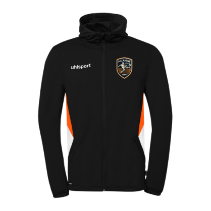 Veste capuche Noir/Orange Uhlsport - AC AIGNE