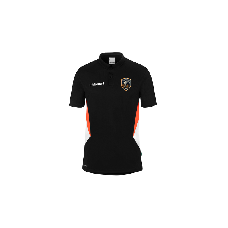 Polo Noir/Orange Uhlsport - AC AIGNE