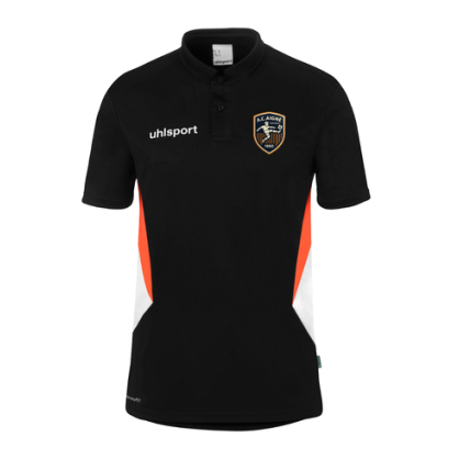 Polo Noir/Orange Uhlsport - AC AIGNE
