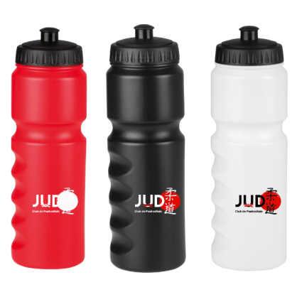 Gourde Blanc/Rouge/Noir Judo Club de Pontvallain