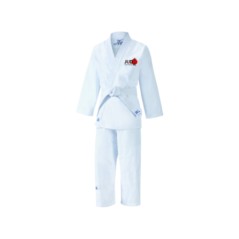 Kimono Shiro Mizuno Judo Club de Pontvallain (logo brodé)