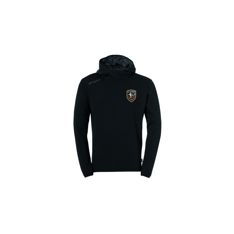 Sweat capuche Noir Uhlsport - AC AIGNE