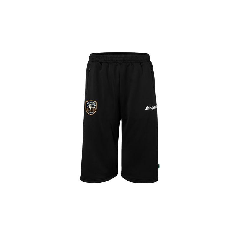 Short long à poches noir Uhlsport - AC AIGNE