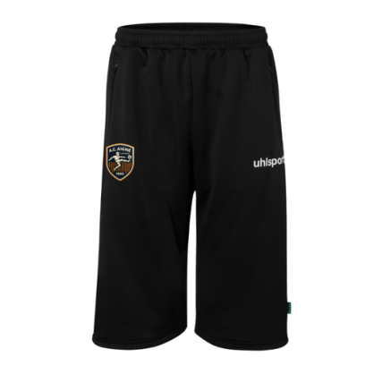 Short long à poches noir Uhlsport - AC AIGNE