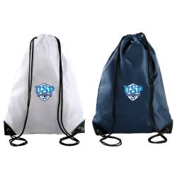 Sac à dos avec cordelettes Bleu marine ou Blanc US Pontoise St Denis Les Ponts