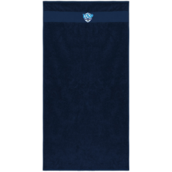 Serviette de toilette Bleu marine US Pontoise St Denis Les Ponts (logo brodé)