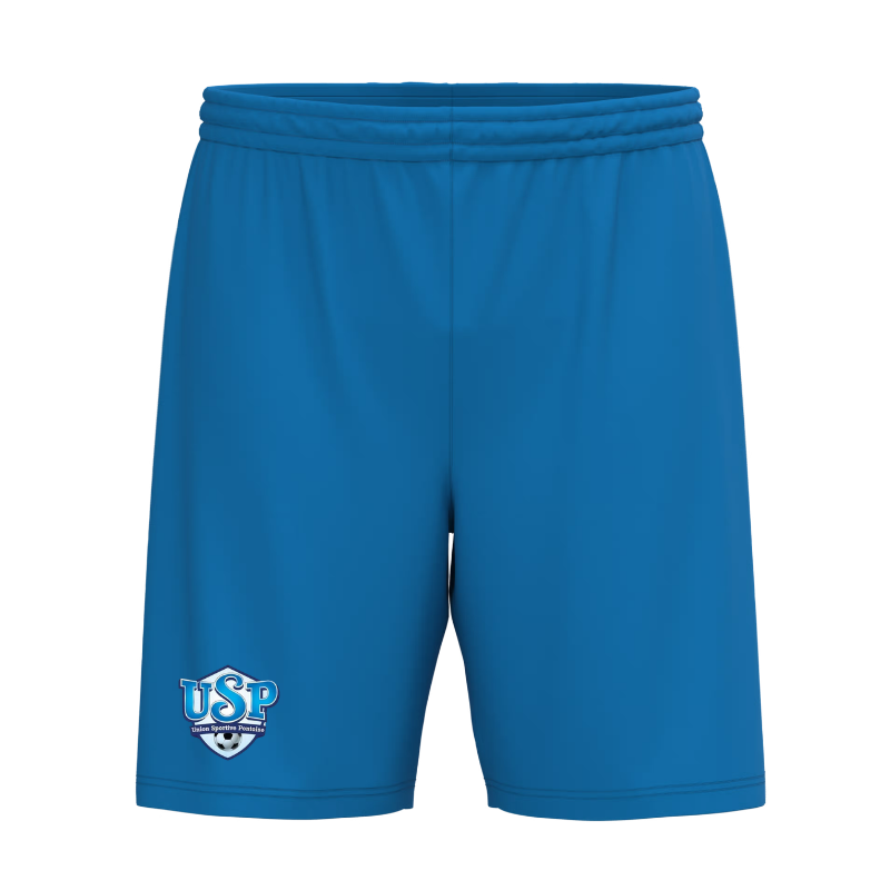 Short de sport Bleu US Pontoise St Denis Les Ponts