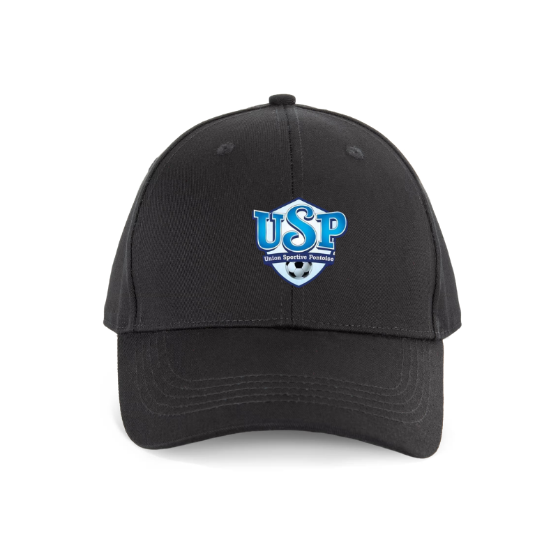 Caquette Noir US Pontoise St Denis Les Ponts (logo brodé)