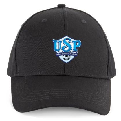 Caquette Noir US Pontoise St Denis Les Ponts (logo brodé)