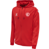 Sweat à capuche zippé Hummel Rouge ASCA Football