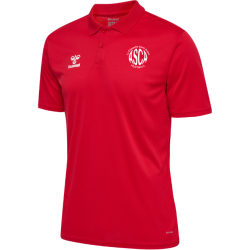 Polo polyester Hummel Rouge ASCA Football