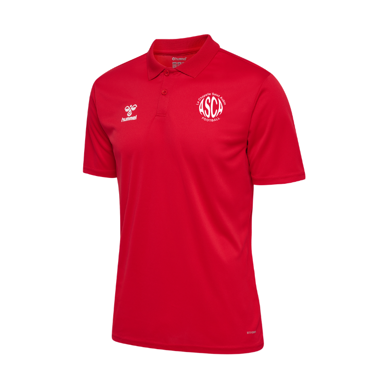 Polo polyester Hummel Rouge ASCA Football