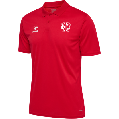 Polo polyester Hummel Rouge ASCA Football