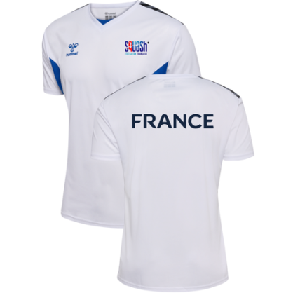 Maillot HMLAUTHENTIC FRANCE Blanc| FFSQUASH