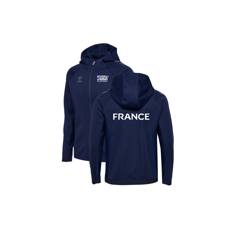 Veste de survêtement FRANCE Marine | FFSQUASH