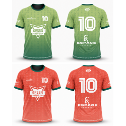 Maillot sublimé réversible Green Summer Cup