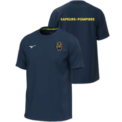 Maillot Mizuno Bleu marine Sapeurs Pompiers Bonnétable (2 logos)