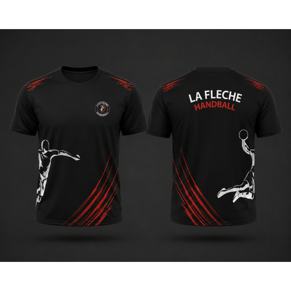 Maillot d’entraînement sublimé La flèche Handball
