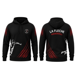 Sweat à capuche sublimé La flèche Handball