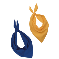 Bandana jaune ou bleu Azur & Or
