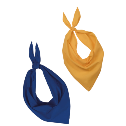 Bandana jaune ou bleu Azur & Or