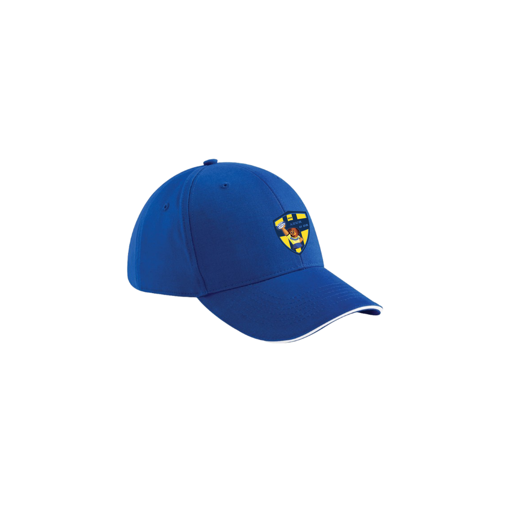 Casquette bleu Azur & Or (logo brodé)