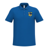 Polo coton bleu adulte Azur & Or