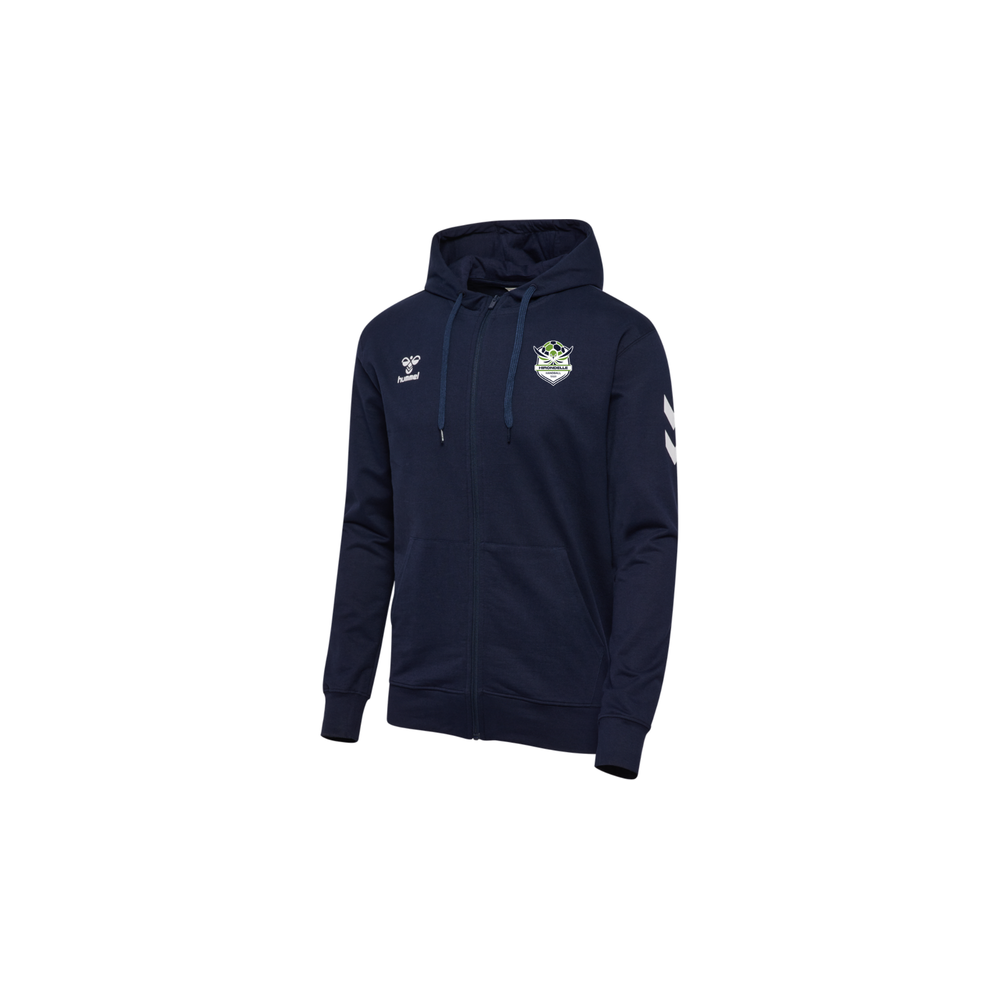 Veste zippée capuche Noire Hummel HHB