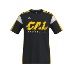 Maillot ERIMA Noir/Jaune CAL Handball (Design spécial)
