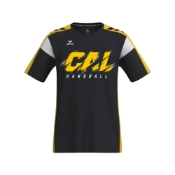 Maillot ERIMA Noir/Jaune CAL Handball (Design spécial)