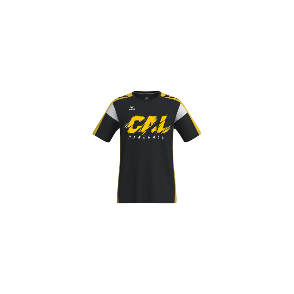 Maillot ERIMA Noir/Jaune CAL Handball (Design spécial)