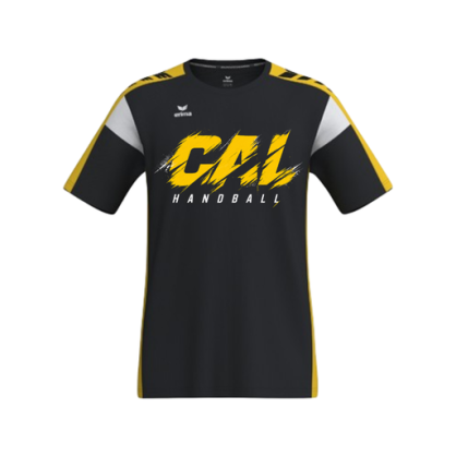 Maillot ERIMA Noir/Jaune CAL Handball (Design spécial)