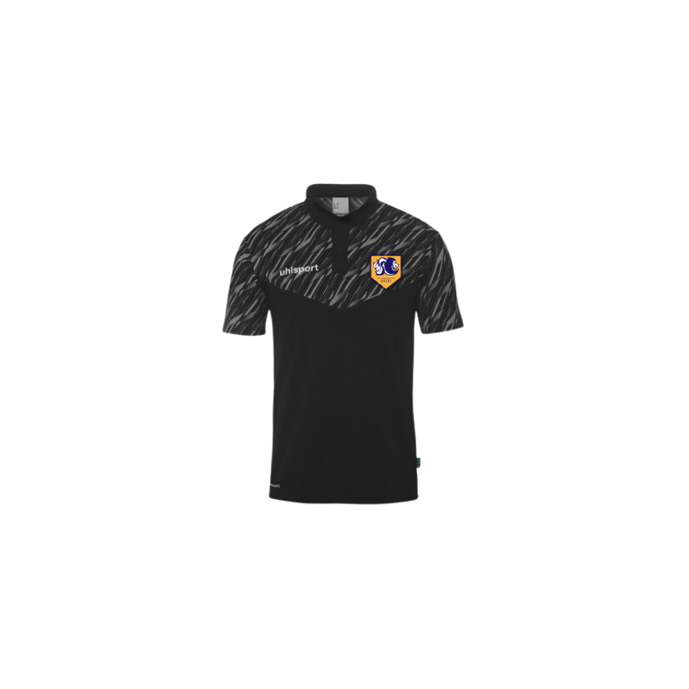Polo Uhlsport Noir U.S.C.G.L