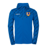 Veste zippée capuche Uhlsport Bleue U.S.C.G.L