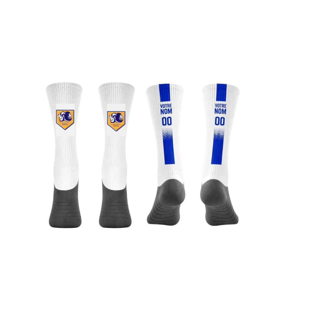 Chaussettes personnalisées bleu U.S.C.G.L
