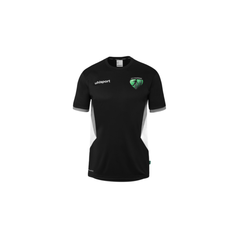 Maillot Uhlsport Noir FCS Champagné (Flocage écusson)