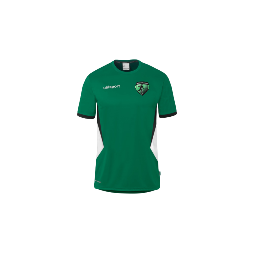 Maillot Uhlsport Vert FCS Champagné (Flocage Ecusson)