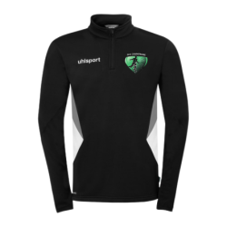 Veste 1/4 zip Uhlsport Noir FCS Champagné (Flocage Ecusson)