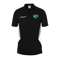 Polo de sortie Uhlsport Noir FCS Champagné (Flocage écusson)