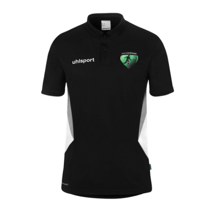 Polo de sortie Uhlsport Noir FCS Champagné (Flocage écusson)