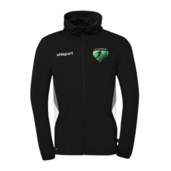 Veste zip à capuche Uhlsport Noir FCS Champagné (Flocage Ecusson)